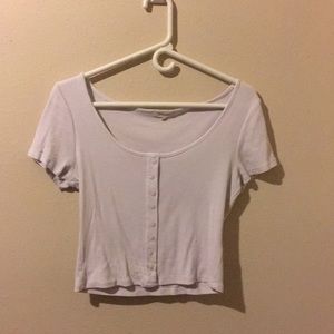 White crop top